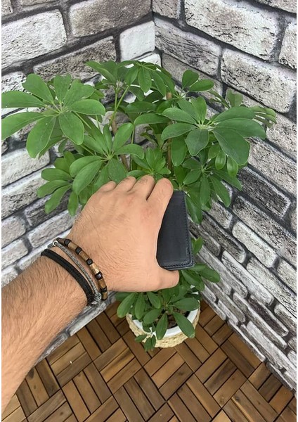 Siyah Tiguan Crazy Minimal Spor Hakiki Deri Erkek Cüzdanı