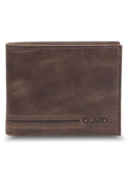 Antik Kahverengi Klasik Hakiki Deri Erkek Cüzdanı