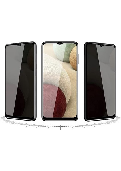 Alcatel 3X 2020 Hayalet Ekran Koruyucu 6D Kırılmaz Cam - Gizlilik Korumalı - Ultra Darbe Emici Etkin Koruma - Ekranı Tam Kaplar