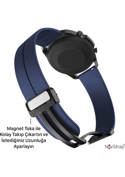 Huawei Watch Gt5 46mm Gt5 Pro Gt4 46mm Gt3 46mm Gt3 Pro Gt3 Se ile Uyumlu Kordon Silikon Magnet Toka fiyatları