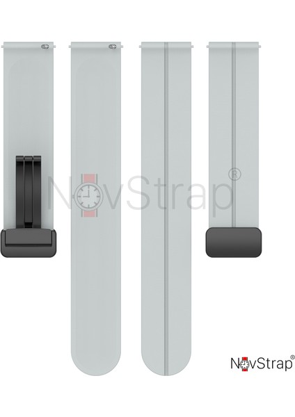 Huawei Watch Gt5 46mm Gt5 Pro Gt4 46mm Gt3 46mm Gt3 Pro Gt3 Se ile Uyumlu Kordon Silikon Magnet Toka fırsatları