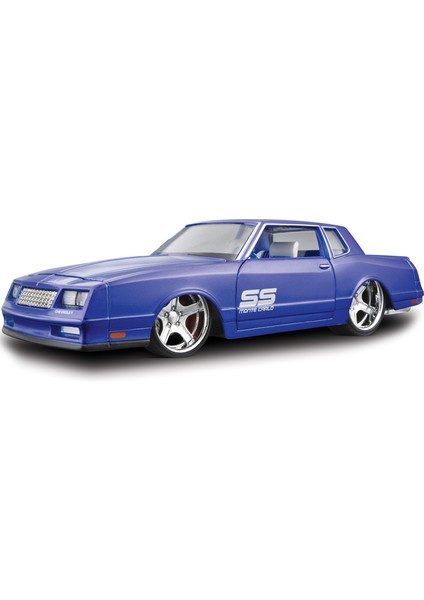 1986 Chevrolet Monte Carlo 1:24 Model Araba Allstars Mavi
