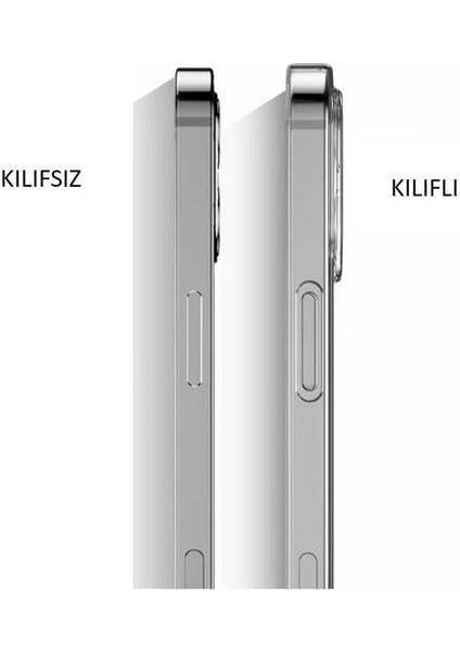 Apple iPhone 14 Plus Şeffaf Korumalı Tıpalı Silikon Kapak-Kılıf fiyatları