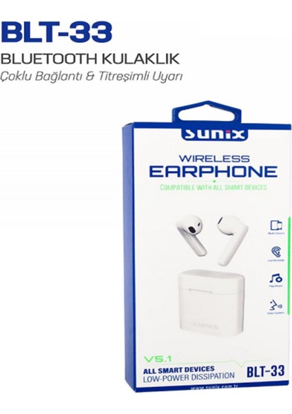 Blt-33 Bluetooth Kulak Içi Kulaklık