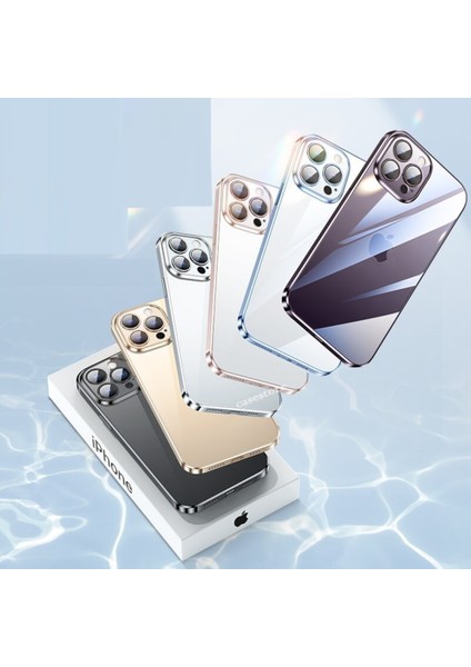 Apple iPhone 13 Pro Max Kılıf Kamera Lens Koruyucu 6.7 Inç Için Ultra Ince Sert Pc Arkası Şeffaf Kapak