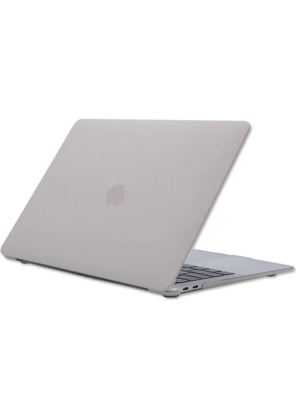 MacBook Air M2 13.6 A2681 2022 Cream Kılıf Kapak Ultra Ince Koruma