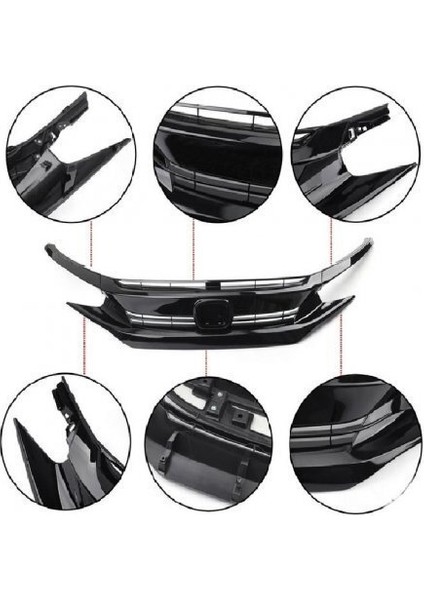 Honda Civic Fc5 Rs Panjur Piano Black