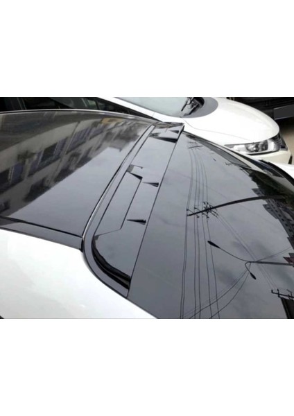 Mercedes W205 2015-2021 Cam Üstü Spoiler - Piano Black (Parlak Siyah) modelleri