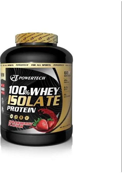 Powertech Pt  Isolate Whey | 1800 Gr |Çilek