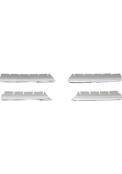 Renault Megane 2 Uyumlu Ön Panjur Krom 4 Parça 2006 - 2010