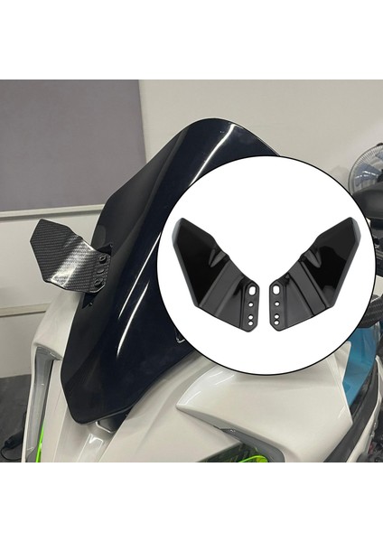 2pcs Abs Aerodinamik Kanat Motosikletleri Parçalar CBR600RR/1000RR Mat Siyah indirimleri