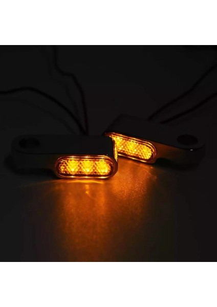 Motosiklet LED Gösterge Işıkları - Siyah(Yurt Dışından) fiyatları