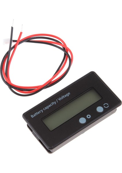 LCD Pilin Kapasite Ekranı. Voltmetre Voltaj Test Cihazı Gy-6s Mavi