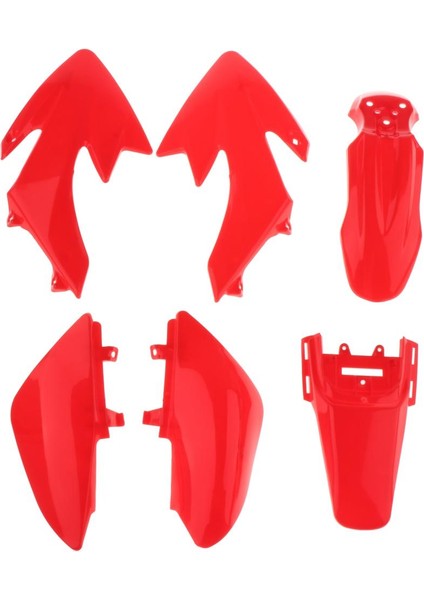 Plastik Muhafız Kaplama Kiti Motosiklet Koruyucusu Vücut Çalışma Fairing Kit Kırmızı modelleri
