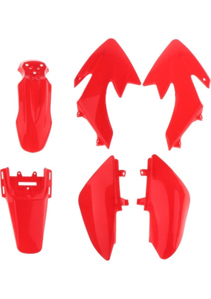 Plastik Muhafız Kaplama Kiti Motosiklet Koruyucusu Vücut Çalışma Fairing Kit Kırmızı indirimleri