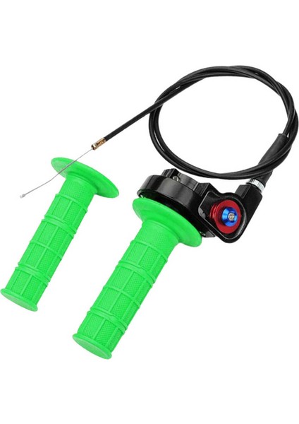 150CC-250CC Atv Yeşil Için Gaz Kablosu Paslanmaz Çelik Silikon Twist