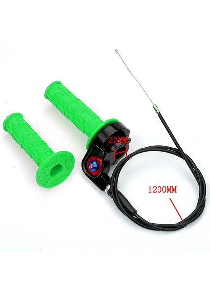 150CC-250CC Atv Yeşil Için Gaz Kablosu Paslanmaz Çelik Silikon Twist indirimleri