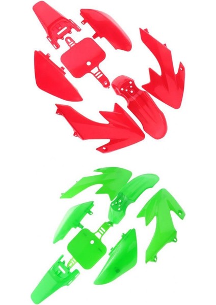 CRF50 Motosiklet Için 2x Abs Fairing Bodywork Set Cowl