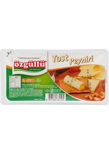 Dilimli Tost Peyniri 400 grx3
