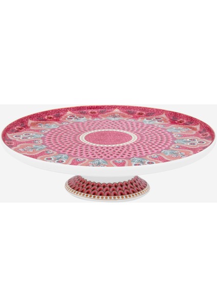 Flower Festival Kırmızı Porselen Kek Standı 21 cm fiyatları