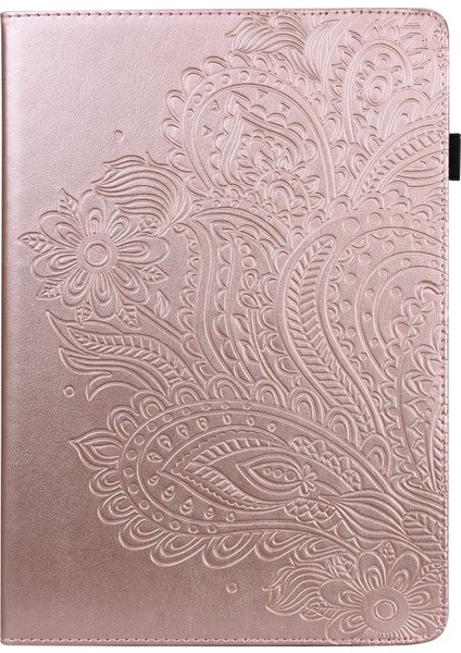 iPad 9.7 (2017) & (2018) İçin Deri Kılıf - Rose Gold (Yurt Dışından)