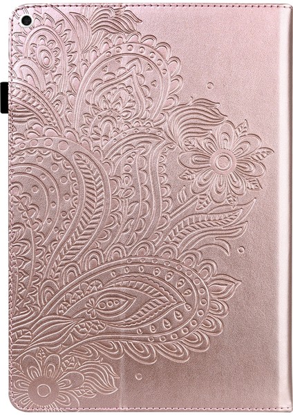 iPad 9.7 (2017) & (2018) İçin Deri Kılıf - Rose Gold (Yurt Dışından)
