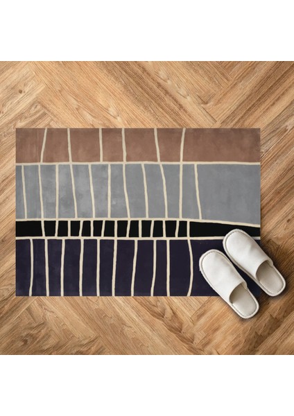 Soho Bamboo Zebra Desenli Modern Halı