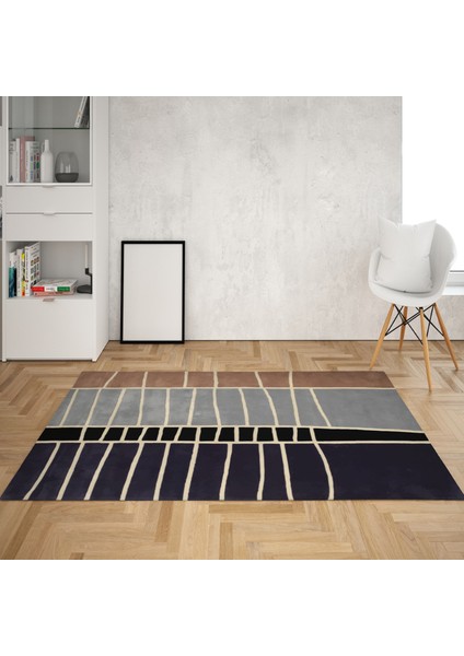 Soho Bamboo Zebra Desenli Modern Halı