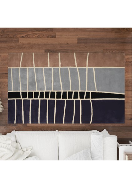 Soho Bamboo Zebra Desenli Modern Halı