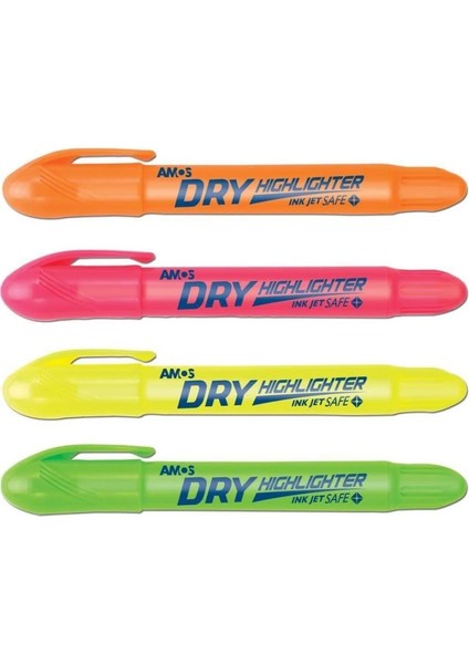 Hldor Amos Dry Highliter Jel Fosforlu Kalem, Turuncu, Turuncu fiyatları