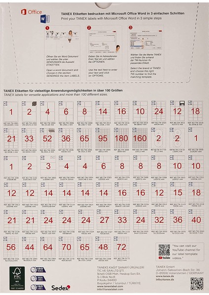 TW-2000 Lazer Etiket Beyaz fiyatları