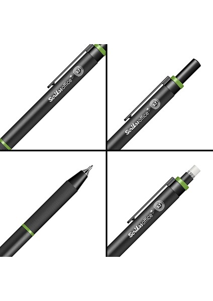Scrikss Office Twist Versatil 0.7 mm Yeşil