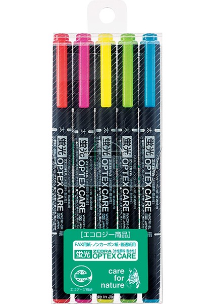 Zebra Optex Care Wkcr1-5 C Floarasan Marker ( 10-Color Set)