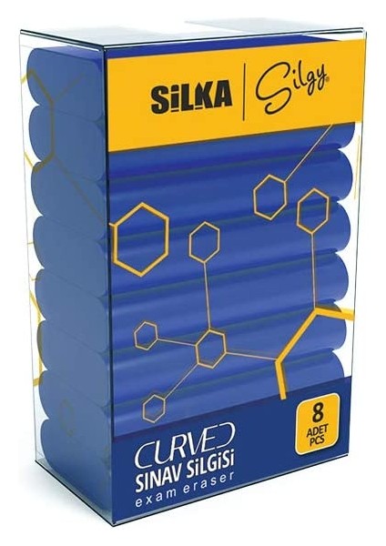 Curved Sınav Silgisi 8'li Sg.53