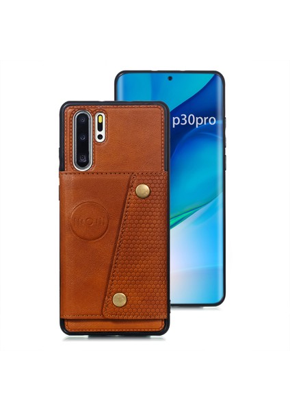 Huawei P30 Pro Için Uyumlu Telefon Kabı - Kahverengi (Yurt Dışından)