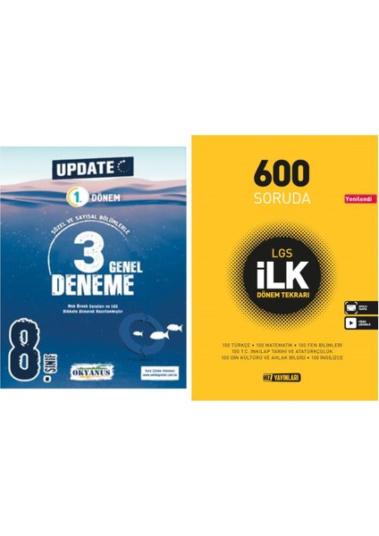 Ilk 600 Soruda Dönem Tekrarı Okyanus Update 1. Dönem 3 Genel Deneme