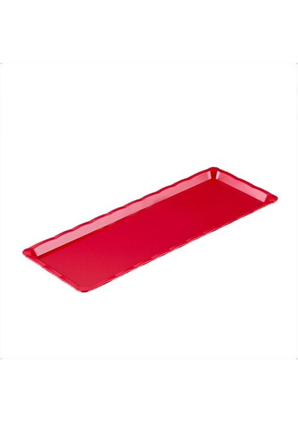 Tepsi Kırılmaz 10*30 Kırmızı