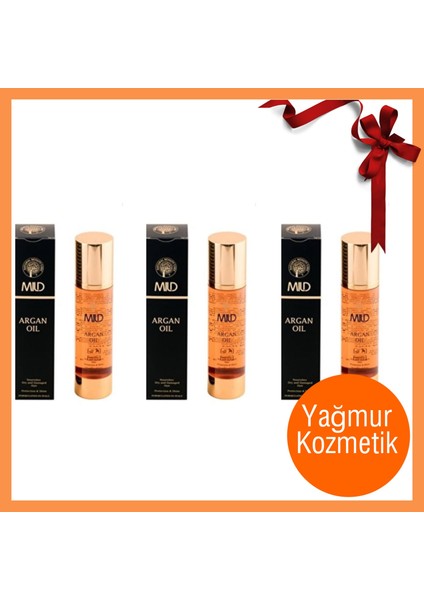Mild Argan Yağı 100 Ml+100ml+100ml-3lü