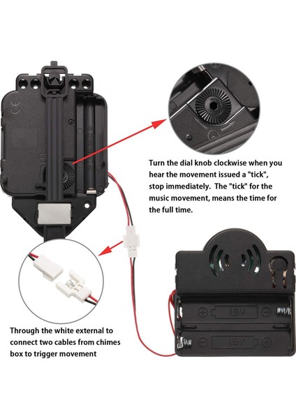 Sarkaç Saati Hareketi Değiştirme Yapma Dıy W / 3 Çiftler Eller ve Sarkaç (Yurt Dışından) fırsatları