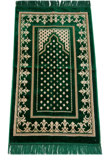 Dodya Kadife Çocuk Seccadesi - Yeşil