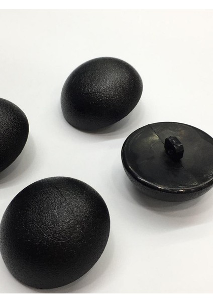 Dev Bombeli Düğme Kaban Mont Düğmesi 4 Lü Set 3,5 cm Siyah