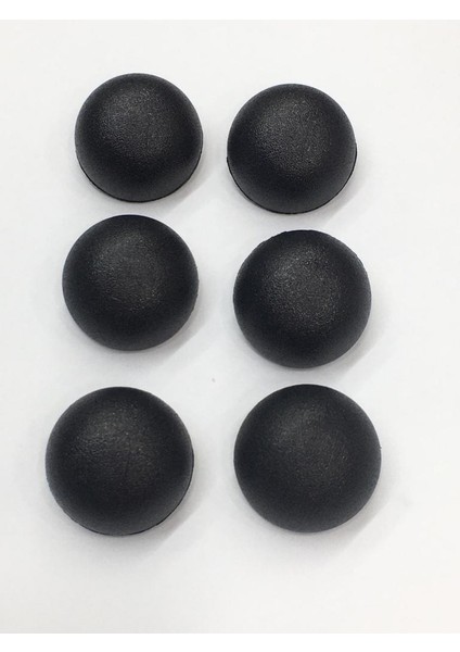 Dev Bombeli Düğme Kaban Mont Düğmesi 6 Lı Set 3 cm Siyah