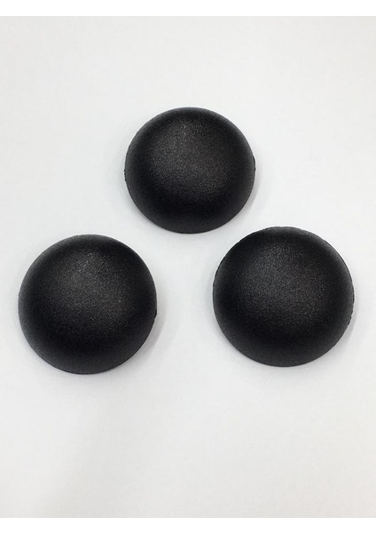 Dev Bombeli Düğme Kaban Mont Düğmesi 3 Lü Set 4 cm Siyah