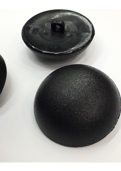 Dev Bombeli Düğme Kaban Mont Düğmesi 3 Lü Set 4 cm Siyah