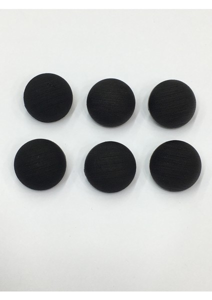 Italyan Mat Inci Bombeli Model Ceket Hırka Düğmesi Takımı 6 Lı Set Siyah