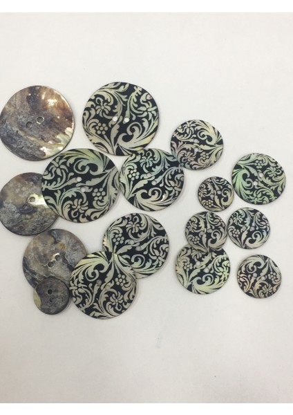 Italyan Işli Sedef Düğme 4 Lü Set 2,3 cm fırsatları