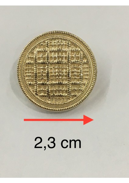 Trençkot ve Blazer Ceket Düğmesi Takımı Gold