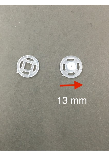 Çıtçıt Şeffaf 13 mm 9 Lu Set