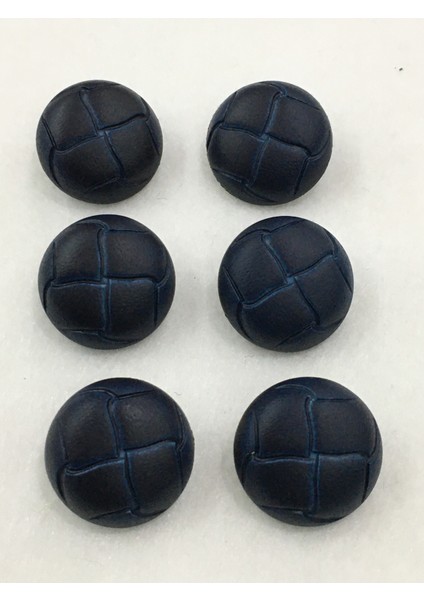 Trençkot Mont Düğmesi 6 Lı Set Lacivert