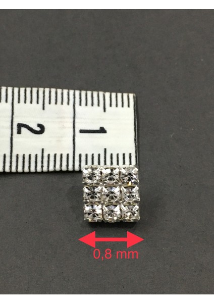 Taşlı Düğme Bluz Düğmesi 9 Taşlı - 8 Li Set fiyatları